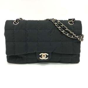 CHANEL Black Logo Shoulder Bag